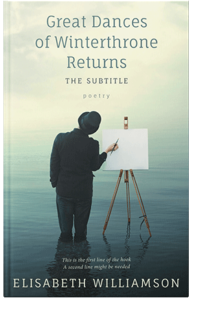 Pre Made Book Cover Outer Space