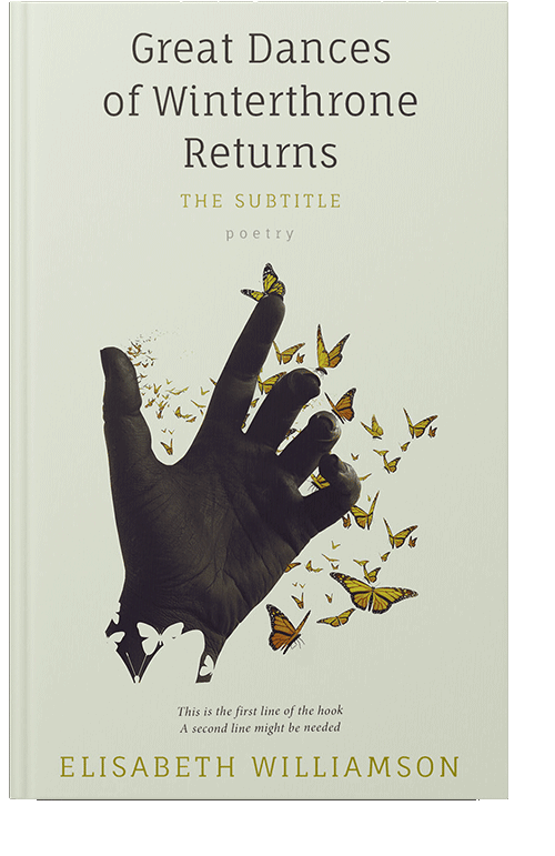 Front view of Willow Brook #587 - Premade Poetry Book Cover