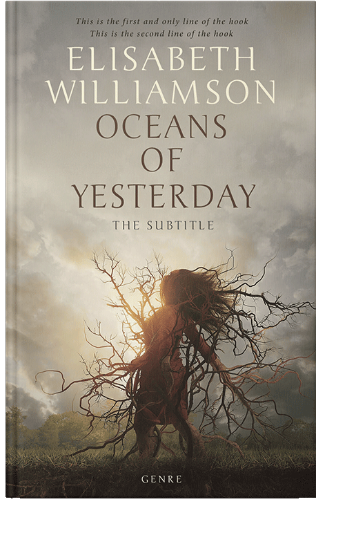 Front view of Napa #0596 - Premade Surreal Book Cover | BookCoverZone