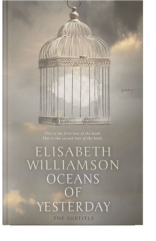 Front view of Zorba #599 - Premade Abstract Book Cover