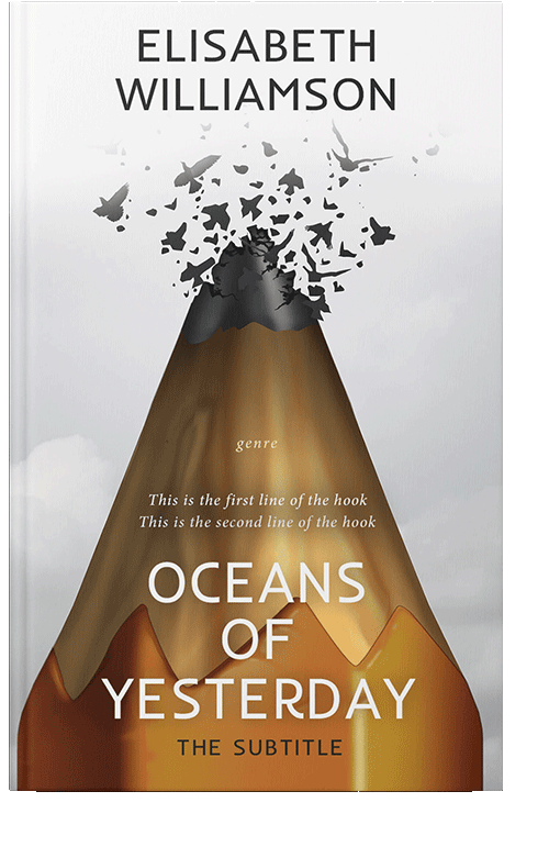 Front view of Mercury #601 - Premade Surreal Book Cover