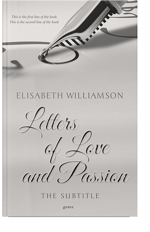 Front view of Timberwolf #604 - Premade Poetry Book Cover