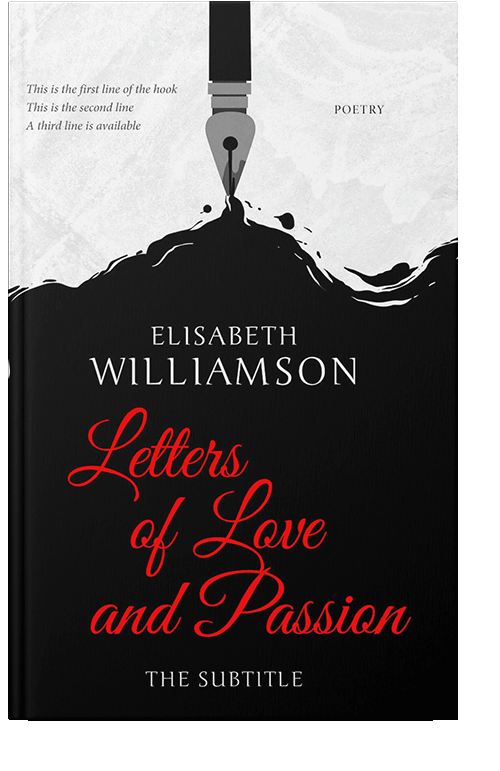 Front view of Seashell #612 - Premade Poetry Book Cover