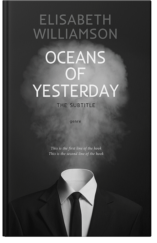 Front view of Premade Business Book Cover - Cod Gray