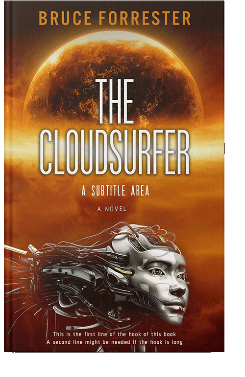 Front view of Van Cleef #621 - Premade Apocalyptica Book Cover