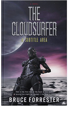 Pre Made Book Cover Steel Gray