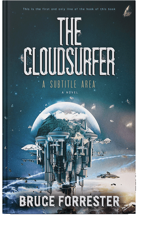 Front view of Iron #627 - Premade Science Fiction Book Cover