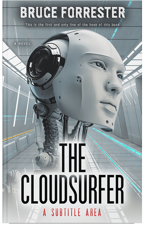 Front view of Regent Gray #628 - Premade Apocalyptica Book Cover