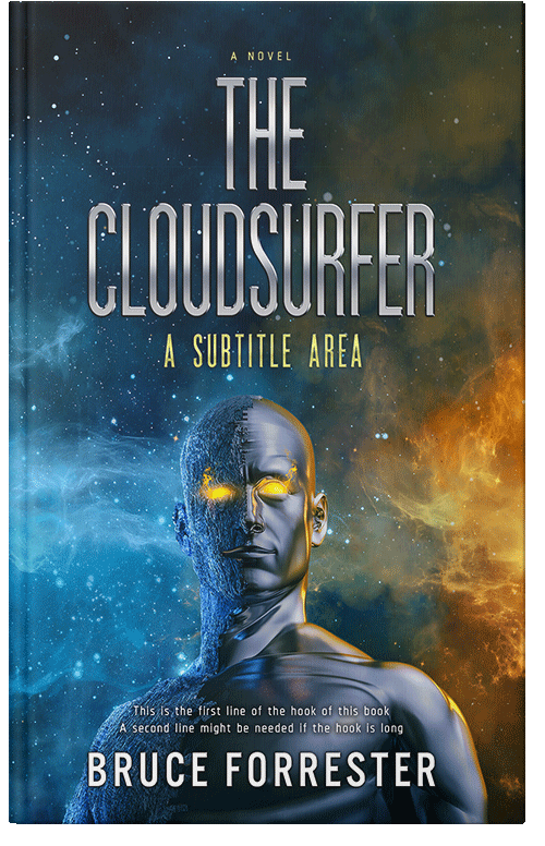 Front view of Gable Green #629 - Premade Science Fiction Book Cover