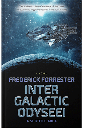 Pre Made Book Cover Ebony