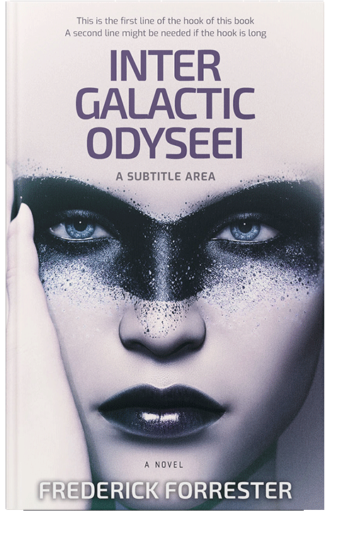 Front view of Lola #635 - Premade Science Fiction Book Cover