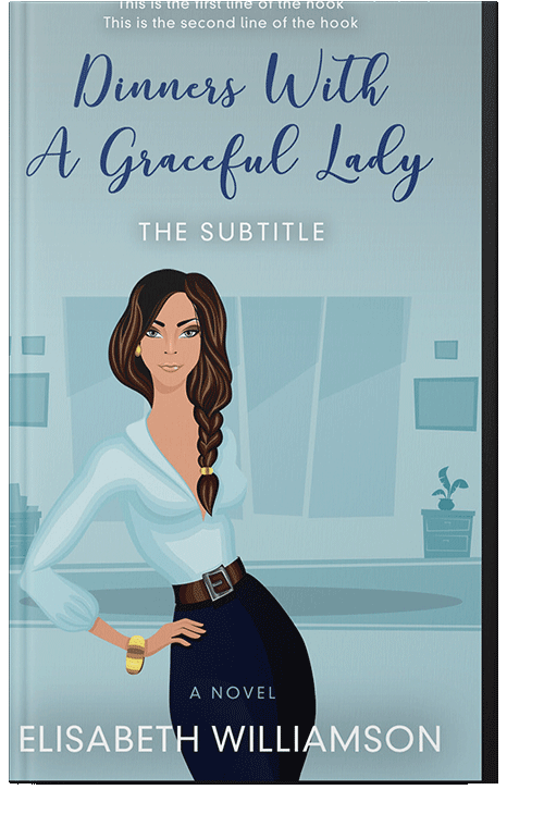 Front view of Jungle Mist #650 - Premade Business Book Cover