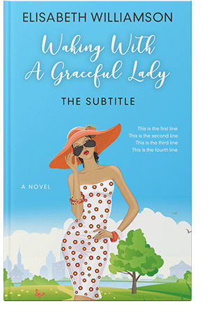 Pre Made Book Cover Stark White