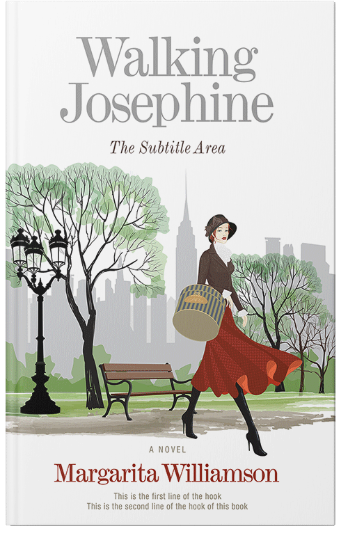 Front view of Green Spring #671 - Premade Chick Lit Book Cover