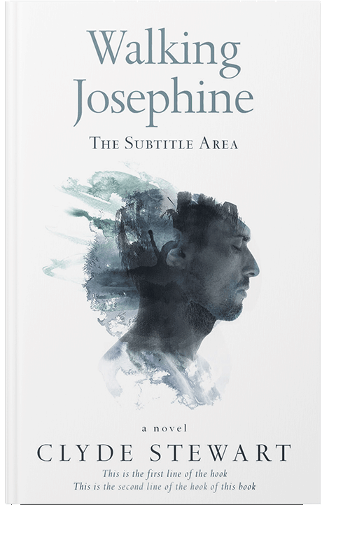 Front view of River Bed #676 - Premade Abstract Book Cover