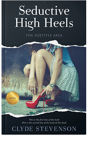 Pre Made Book Cover Heathered Gray