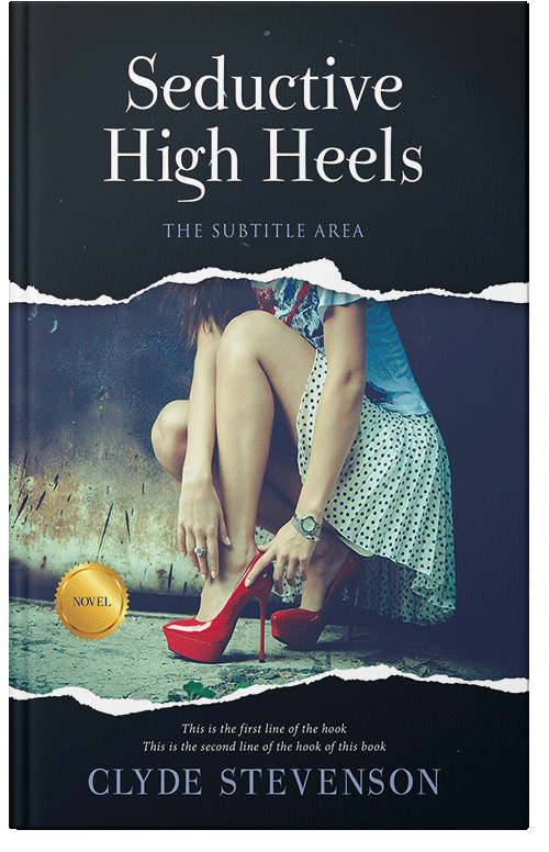 Front view of Premade Teen & Young Adult Book Cover - Heathered Gray