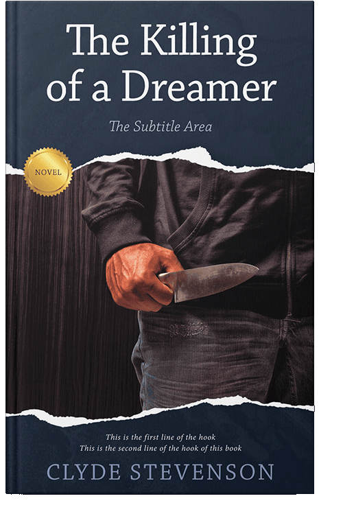 Front view of Steel Gray #696 - Premade Mystery & Thriller & Suspense Book Cover