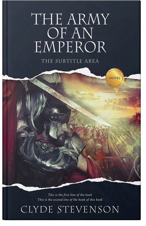 Front view of Premade Historical Book Cover - Indian Khaki