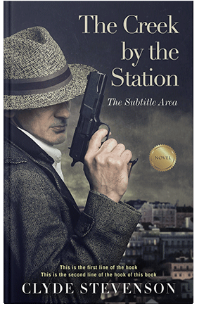 Pre Made Book Cover Steel Gray