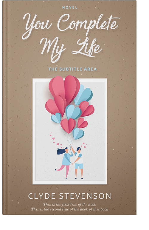 Front view of Sandal #709 - Premade Romance Book Cover