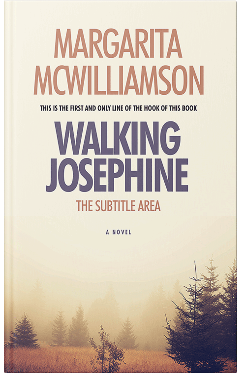 Front view of Premade Mystery & Thriller & Suspense Book Cover - Citrine White