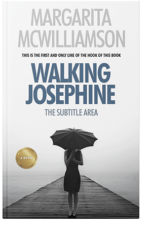 Pre Made Book Cover Quill Gray