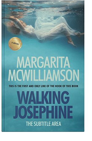 Pre Made Book Cover Hippie Blue