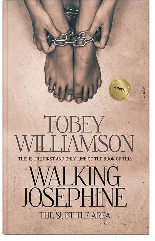 Front view of Premade Action & Adventure Book Cover - Rose Fog