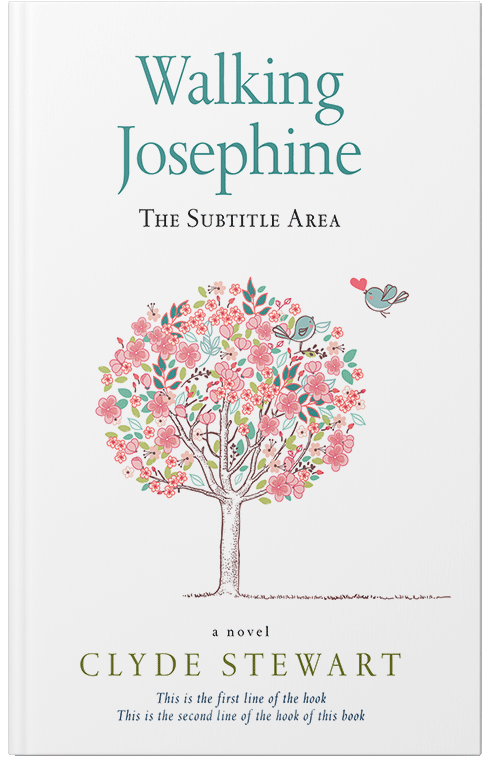 Front view of Premade Romance Book Cover - Cavern Pink