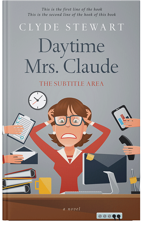 Front view of Silver Chalice #747 - Premade Business Book Cover