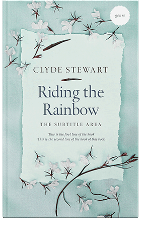 Pre Made Book Cover Gin