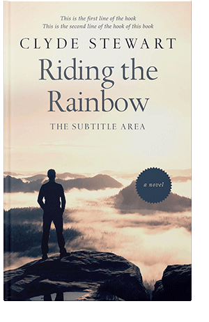 Pre Made Book Cover Stark White