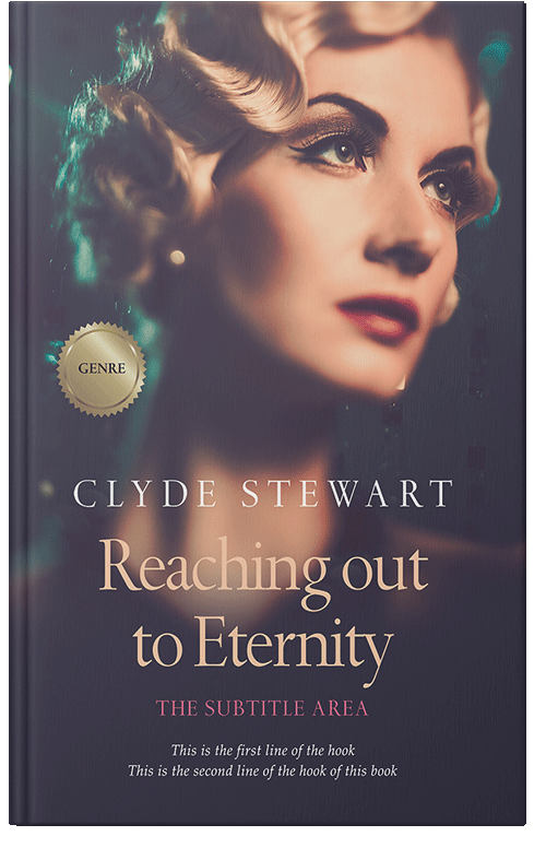 Front view of Ship Gray #762 - Premade Romance Book Cover