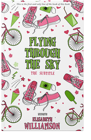 Pre Made Book Cover Cranberry