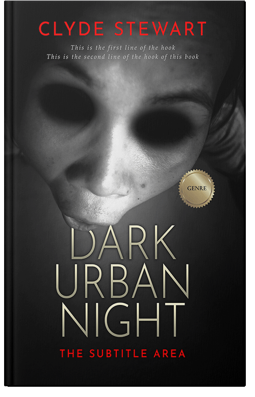 Front view of Premade Horror Book Cover - Cod Gray