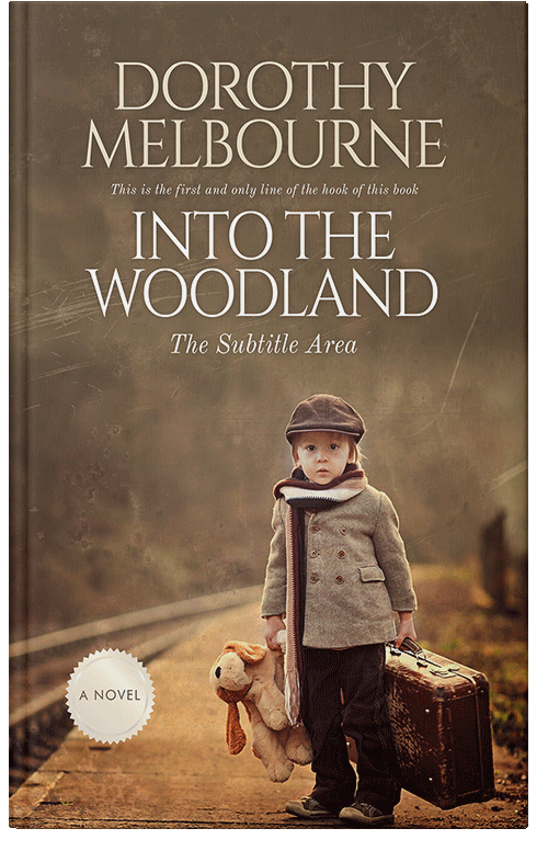 Front view of Premade Children's Book Cover - Shingle Fawn