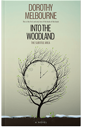 Pre Made Book Cover Pale Leaf