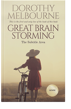 Pre Made Book Cover Fall Green