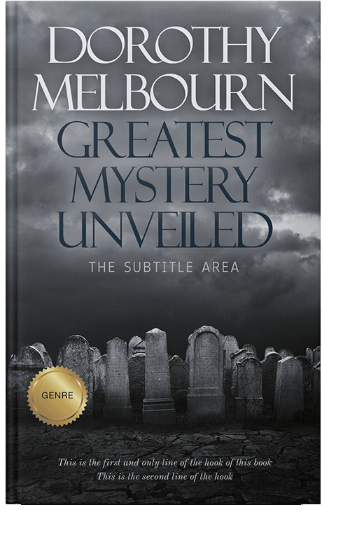 Front view of Mako #836 - Premade Horror Book Cover