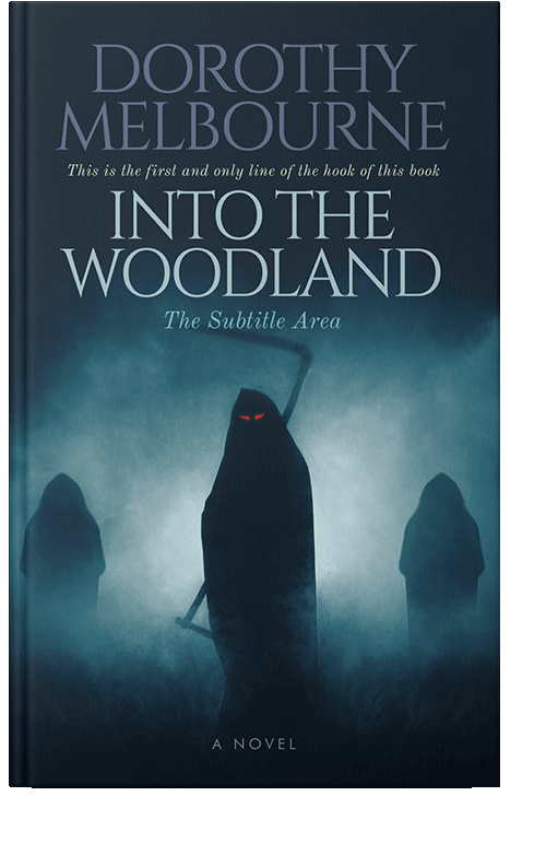 Front view of Black Pearl #840 - Premade Mystery & Thriller & Suspense Book Cover