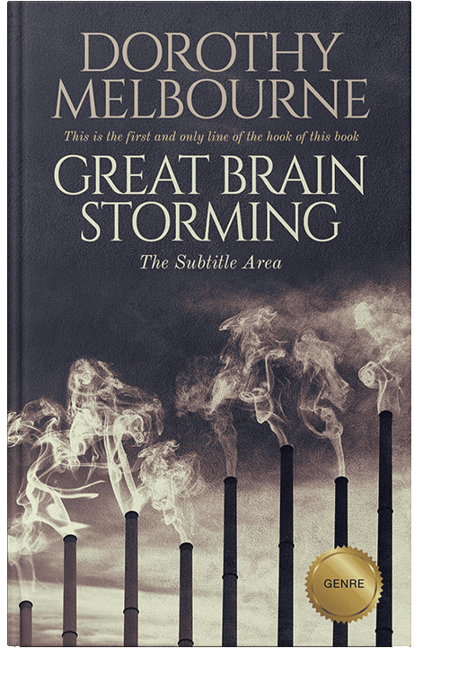 Front view of Soft Amber #842 - Premade Science & Nature Book Cover