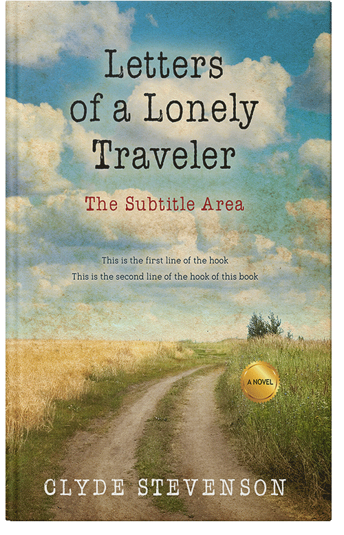 Front view of Premade Nature Book Cover - Taupe Gray