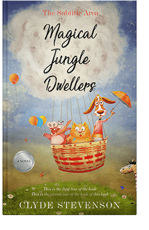 Pre Made Book Cover Ash