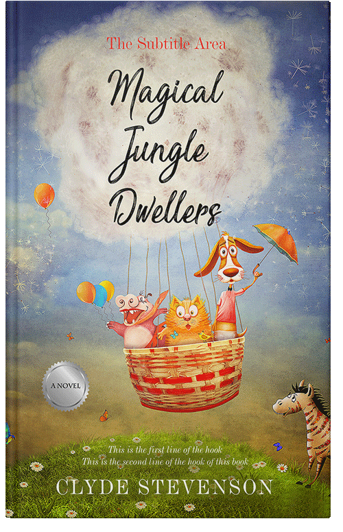 Front view of Ash #857 - Premade Fantasy Book Cover