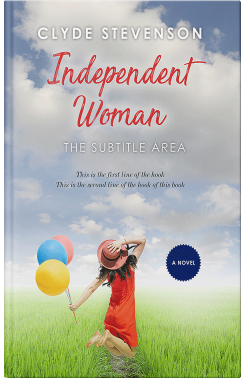 Front view of Premade Self-Improvement & Self-Help Book Cover - Celeste