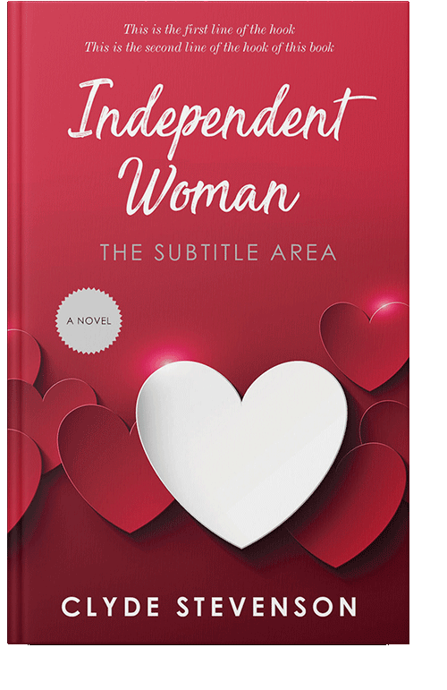 Front view of Cardinal #870 - Premade Romance Book Cover