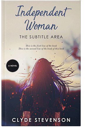 Pre Made Book Cover Ebony Clay