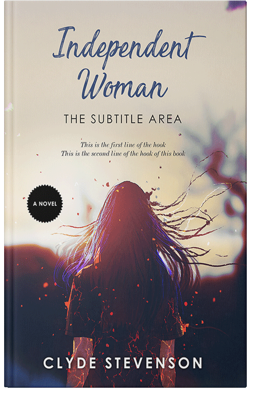 Front view of Premade Teen & Young Adult Book Cover - Ebony Clay