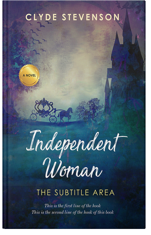 Front view of Premade Fantasy Book Cover - Cloud Burst